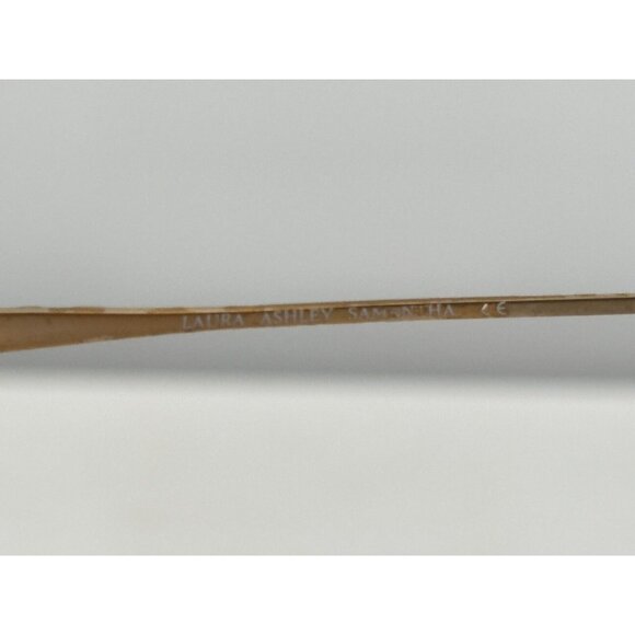 Laura Ashley Vintage Samantha Gold Tone Oval Eyeglasses 50-19-135 (M) - Picture 13 of 14